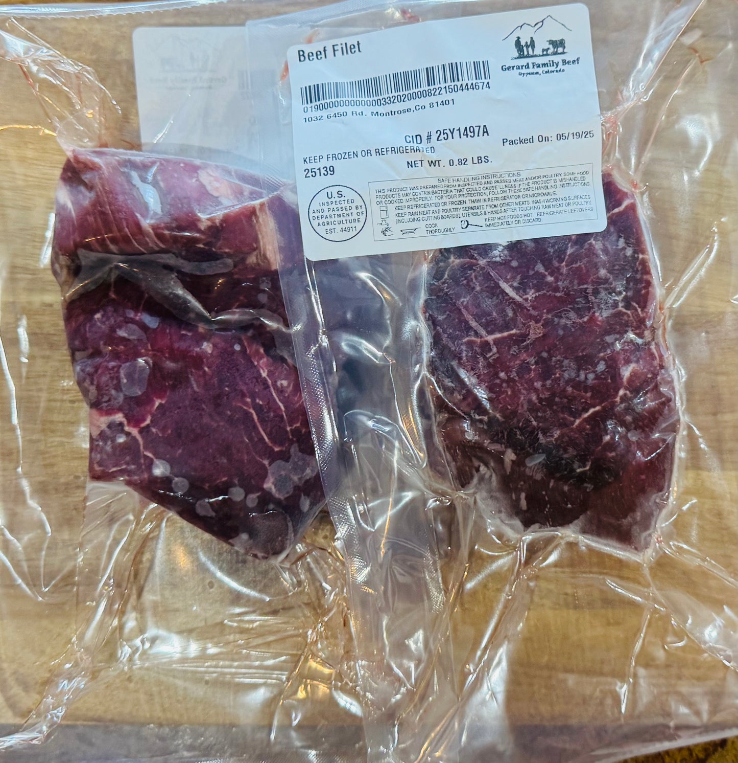Steak- FILET -COST BY FINAL WEIGHT