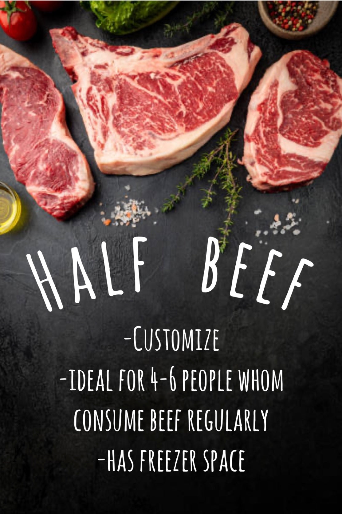 Half Beef      DEPOSIT