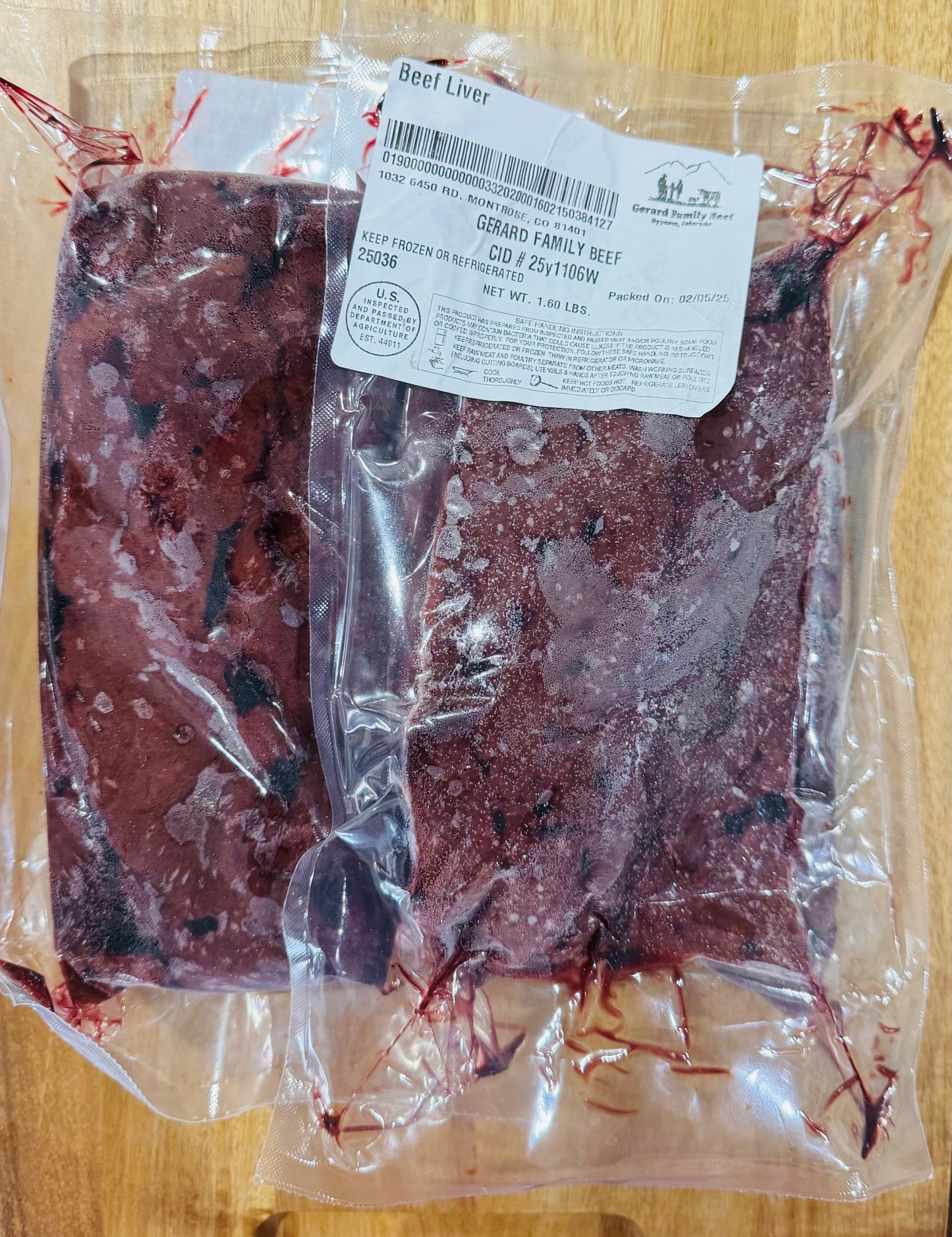 BEEF LIVER-FINAL COST BY WEIGHT